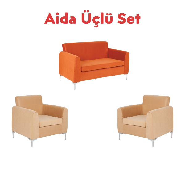 Aykan Ofis Aida Üçlü Set